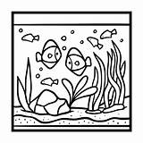 Premium Vector  Coloring Book For children aquarium sketch template