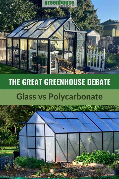 Glass Vs Polycarbonate Greenhouse Glazing