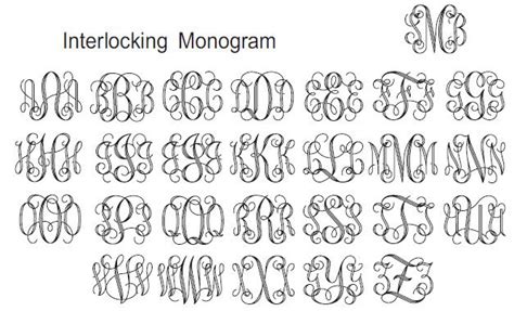 Free Interlocking Monogram Fonts