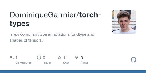 GitHub - dominiquegarmier/torch-types: mypy compliant type annotations ...