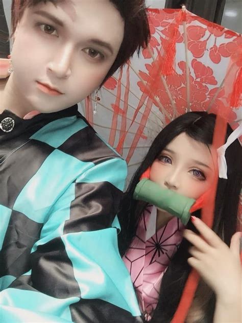 Tanjirou and nezuko cosplay