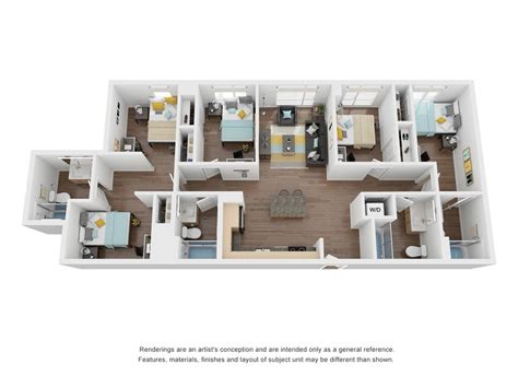 U District Apartment Floor Plans