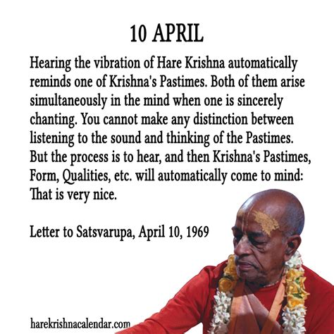 Srila Prabhupada’s Quotes In April – Page 3 – Hare Krishna Calendar