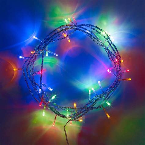 SOLAR MULTICOLOUR 10m 50 LED Christmas Tree Fairy Lights