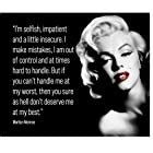 Marilyn Monroe Trust No One Quote Decal Sticker Wall Art Words - Wall ...