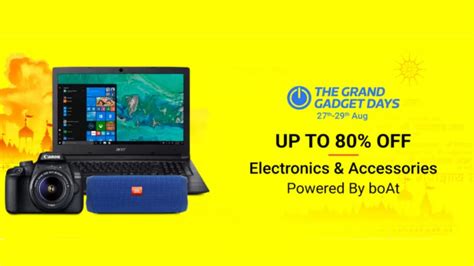 Flipkart Grand Gadget Days Offers Laptops From Rs. 18,990, Tablets From Rs. 3,999, More ...