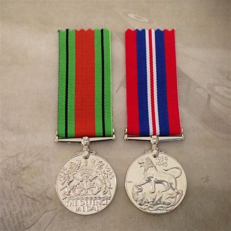 WWII MEDAL PAIR 1939-45 WAR AND DEFENCE MEDALS | ANZAC | WORLD WAR II | ARMY