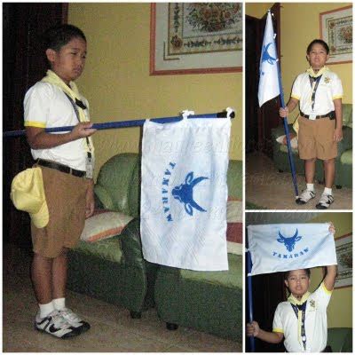 How We Made a Kab Scout Flag from Scratch - The 24-Hour Mommy