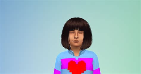 I was making Frisk in The Sims 4 and a lucky screenshot captured the ...