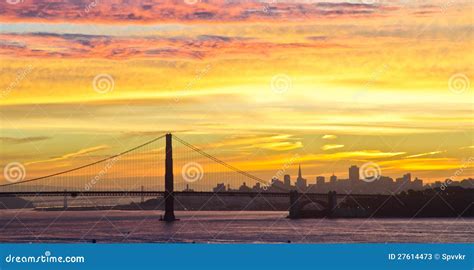 Golden Gate Bridge during Sunrise Stock Image - Image of famous, explore: 27614473