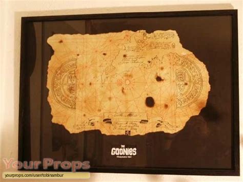 The Goonies Treasure Map replica movie prop