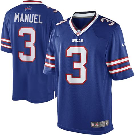 Nike EJ Manuel Buffalo Bills Royal Blue Team Color Limited Jersey