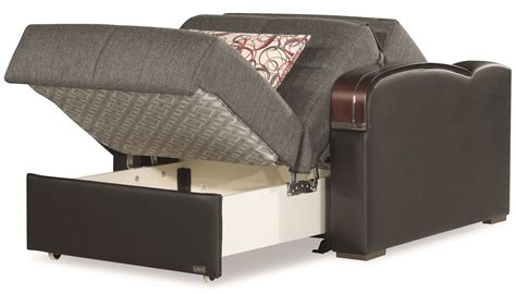 Sleep Plus Gray Convertible Chair Bed by Casamode
