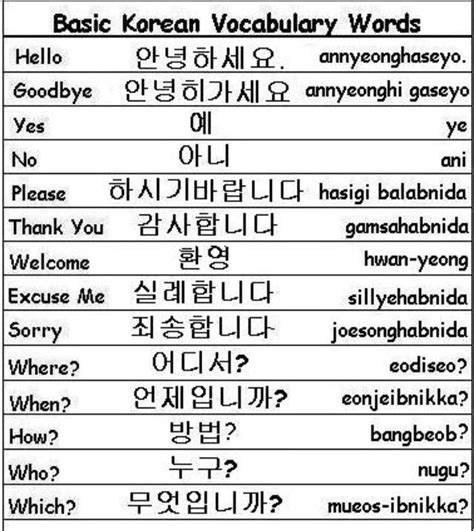 Learning Korean | Korean words, Korean language learning, Learn korean