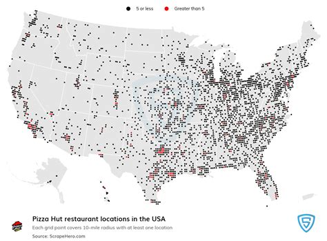 Pizza Hut Locations Map