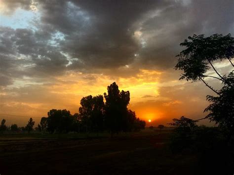 Partly Cloudy Sunrise Today Malout India. #Summer #Sunrise… | Flickr