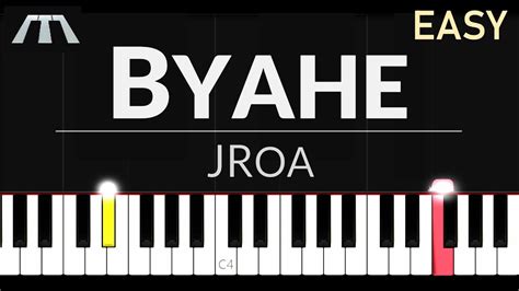 Byahe (JRoa) - EASY Piano Tutorial - YouTube