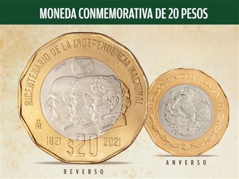 Moneda conmemorativa de 20 pesos se vende hasta en 3 millones