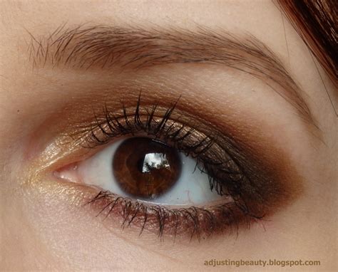 Party look: golden brown smokey eyes - Adjusting Beauty