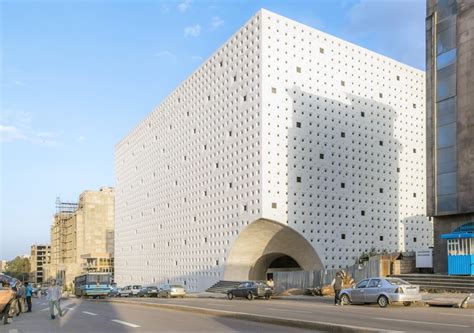 VILALTA completes mall in ethiopia with perforated envelope