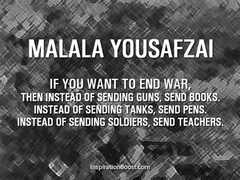 Malala Yousafzai Peace Quotes | Inspiration Boost