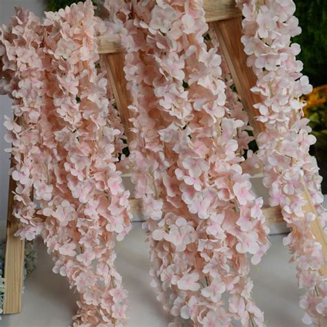 5pcs Artificial Silk Wisteria Home Garden Hanging Flowers - Etsy