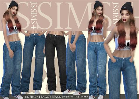 [JS SIMS 4] Baggy Jeans | Js sims 4, Js sims, Sims 4