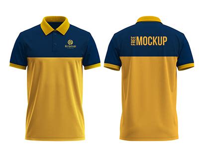 Front & Back Polo Shirt Mockup (High Resolution) | Images :: Behance