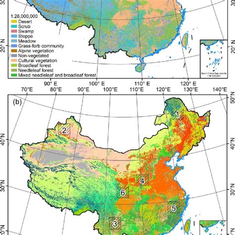 The flow chart for updating the Vegetation Map of China. | Download ...