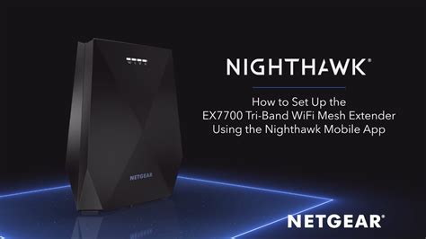 EX7700 | Nighthawk WiFi Range Extender | NETGEAR Support