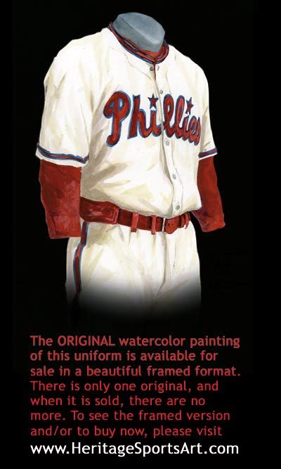 Philadelphia Phillies Uniform and Team History | Heritage Uniforms and ...