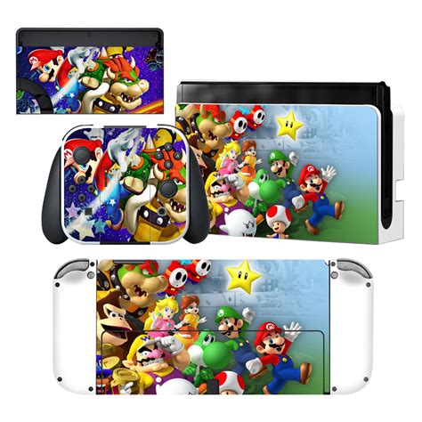 Super Mario Nintendo Switch OLED Skin Sticker Decal Design 1 ...