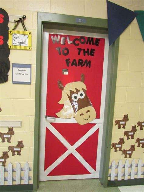 back to school on the farm preschool classroom theme