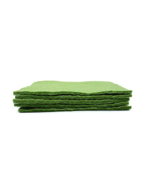 Pastel Green Felt Sheets - Woollyfelt