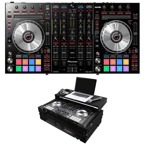 PIONEER DDJ-SX2 Serato DJ Controller + FZGSPIDDJSXBL Case Bundle | agiprodj