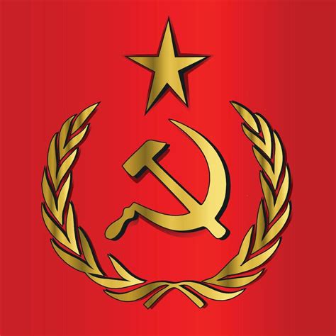 soviet union russia ex country flag symbol golden gradient vector 5146626 Vector Art at Vecteezy