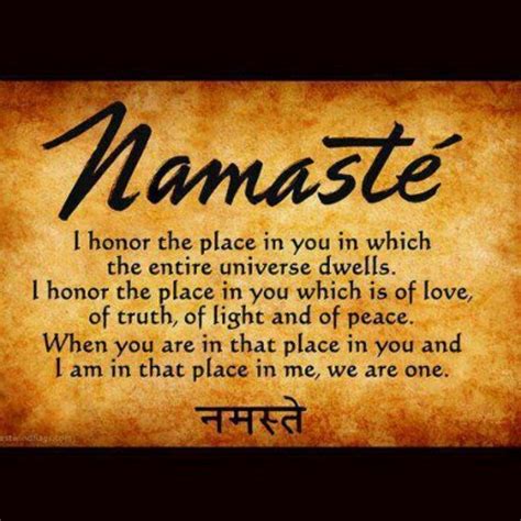 My Namaste Quotes Sayings. QuotesGram