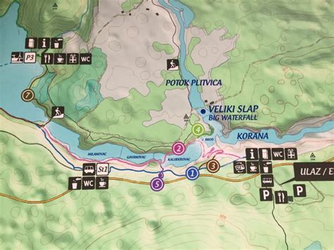 Plitvice Lakes map | Tracie Travels