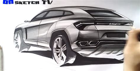 How to Draw the Lamborghini Urus SUV - autoevolution