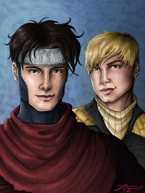 Wiccan and Hulkling - Colored by JGiampietro on DeviantArt