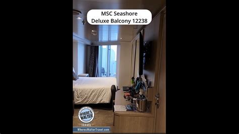 MSC Seashore Deluxe Balcony (Extended) Cabin, Large Balcony - YouTube