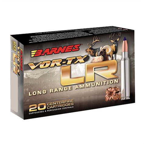 Barnes 7mm Remington Ultra Magnum 145 Grain LRX Boat Tail Ammunition, 20 Rounds Per Box Md ...