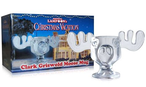 CHRISTMAS VACATION GLASS MOOSE MUG: Enjoy your eggnog in a Moose Mug just like Clark Griswold ...