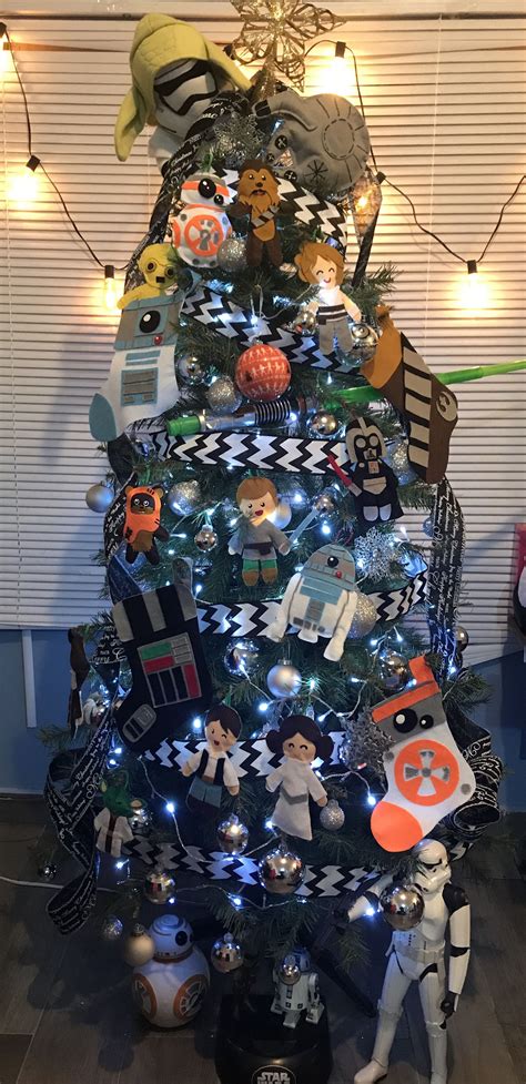 Pinterest inspired Star Wars Christmas Tree