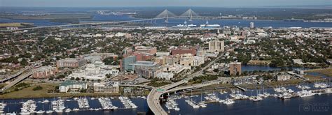 Charleston SC Skyline Panorama