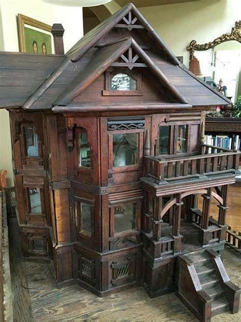 Antique dollhouse | Miniature houses, Doll house, Victorian dollhouse