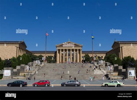 The Art Museum Steps (or 'Rocky' steps), Philadelphia Museum of Art, Philadelphia, PA, USA Stock ...