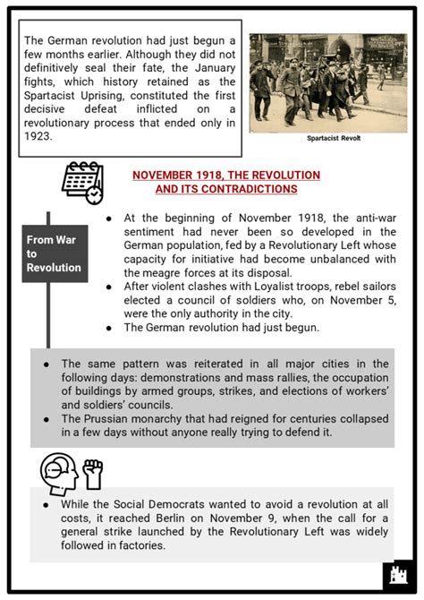 Spartacist Uprising 1919 Facts, Worksheets, Causes, Outcome & Impact