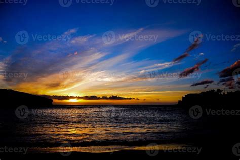 Beach sunset view 14787168 Stock Photo at Vecteezy