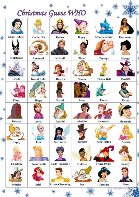 One-click print document | Disney games for kids, Guessing games for kids, Disney activities